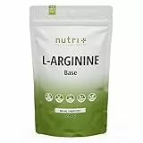 L-Arginina Polvere Base 500g - Massimo Dosaggio - Vegetale da Fermentazione - Pura Arginina - Vegan - Neutrale - senza Additivi - Qualità Premium
