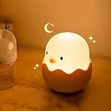 Nestling Lampada Camera Bambini, LED Silicone Luci Notturna, USB Ricaricabile Regali Decorazioni Neonato Cameretta