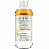 Garnier Acqua Micellare, Bifase con Olio d'Argan Efficace sul Trucco Waterproof, 400ml (Il pacchetto può variare)