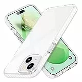 MATEPROX Custodia Trasparente compatibile con iPhone 15 Plus Cover, Rigida PC Anti-Ingiallimento, Ultra Sottile e Elegante Custodia Protettiva per iPhone 15 Plus 6,7' 2023-Bianco