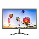 Monitor PC, Prechen 19 Pollici Monitor 1440x900 con Interfaccia HDMI e VGA, 60 Hz, Luminosità 250 cd/m², 5ms, Gaming Monitor con Altoparlante Incorporato, per PS3 / PS4 / XBox/PC, Nero