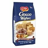Lago 1968, Ciocco Wafers Party 400 g, Wafer con Crema Cacao e Nocciola (74%), Mini Wafer da Condividere, 4 strati di Wafer Croccante e Morbida Crema, Senza Olio di Palma