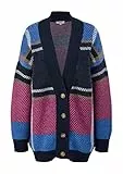 s.Oliver Maglione Cardigan, Blu, 54 Donna