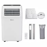 SHINCO Aria Condizionatore Mobile Wifi 12000 BTU/h, Eco R290, 3,5 kW, 4 in 1 Raffreddamento, Riscaldamento, Ventilatore, Deumidificatore, Bianco