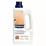 STARWAX Manutenzione Lucida per Pavimenti in Parquet e Laminato - 1L - Ideale per la pulizia e il ripristino della lucentezza di un pavimento - Antiscivolo - Senza Risciacquo