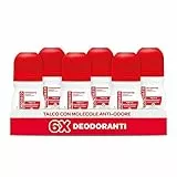 Borotalco, Deodorante Antitraspirante Roll On Intensivo, Assorbe il Sudore, Anti-Aloni, Profumo di Borotalco, per Uomo e Donna, 6 Flaconi da 50ml