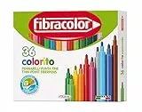 Fibracolor Colorito confezione 36 pennarelli punta fine superlavabili