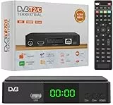Decoder Digitale Terrestre 2023 - DVB-T2/C Decoder, Support Scart, HDMI Output, LAN Input, New signal HEVC Main 10 H265, 4TB PVR Recording