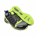 Goodyear Scarpe da ginnastica antinfortunistiche da uomo senza metallo composito e intersuola, giallo blu, 48 EU