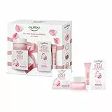 Equilibra Viso, Kit Viso Rosa Ialuronica Anti-aging, Rosa Ialuronica Crema Viso Anti-aging, Rosa Ialuronica Contorno Occhi Liftante, Confezione Regalo