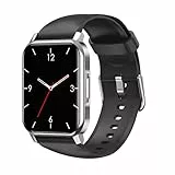 NinKiyco Smartwatch, Schermo TFT 1.72” Full Touch Orologio Fitness Tracker con Sonno Cardiofrequenzimetro, Notifiche Messaggi, Controller Musicale, 8 modalità Sport Activity Tracker, Batteria 180 mAh
