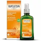 Weleda Olio Nutriente Olivello Spinoso, stimola la naturale rigenerazione cellulare e dona morbidezza ed elasticità a pelli secche e spente (1X100 ml)
