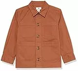 Amazon Essentials Camicia da Lavoro a Maniche Lunghe in Misto Cotone (precedentemente Amazon Aware) Bambini e Ragazzi, Marrone Toffee, 10 Anni