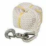 Silverline Tools 865628 - Corda per gin, con gancio, colore: Bianco