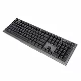 01 02 015 Tastiera Meccanica per PC, Tastiera Meccanica Processo di stampaggio a Doppia iniezione Wired 104 Tasti Magic‑Refiner per PC Gamer Computer Desktop
