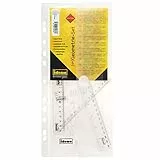 Idena 22923 - Set di geometrie archiviabili, 4 pezzi, 30 cm