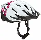 Fischer Casco da bicicletta anello interno regolabile, imbottitura, con illuminazione, Adulto, Bianco (White), S/M