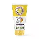 SOL Mineral - Crema solare con filtri minerali - viso e corpo - pelli delicate - con estratti di Calendula di Tenuta Massaini e Zafferano - protezione alta SPF50 - water resistant