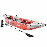 Intex 68303NP - Canoa Gonfiabile Excursion Pro K1, 1 posto, Rosso, 305x91x46 cm