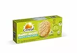CÉRÉAL - HAPPY DIGEST - Biscotto ai Grani Antichi - con Farina di Avena Integrale e di Quinoa - Senza Glutine e Senza Lattosio - Con Fibra Prebiotica - 150 g