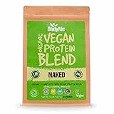 BodyMe Miscela Di Proteine Vegane Bio In Polvere | 1kg | Senza Zucchero | Carbo Basso | Senza Glutine | 24g Vegan Protein Complete | 3 Proteine Vegetali