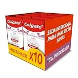 Colgate Total Pro gengive sane, seta dentale, riduce i problemi di gengive, 10 pezzi x 50 m