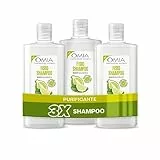 Omia, Fisio Shampoo Trattante con Olio di Bergamotto di Calabria per Capelli Grassi, Purificante e Riequilibrante, Senza Siliconi e SLES, 3 Flaconi da 200 ml - Esclusiva Amazon
