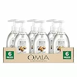 Omia, Non Sapone Liquido per Viso e Mani Ecobio Olio di Argan, Ideale per Pelli Aride e Irritabili - Dermatologicamente Testato, Senza Nichel, Cobalto e Cromo - Confezione da 6 Pezzi da 300 ml