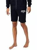 Tommy Hilfiger Pantaloncini in Felpa Uomo Corti, Blu (Desert Sky), L