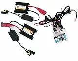TEMPO DI SALDI Luci Xenon Slim Centraline Lampade Kit Hid H7 6000K Bianco 35W 55W Auto Ghiaccio -
