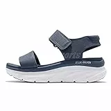 Skechers D'LUX Walker-New Block, Sandalo Sportivo Donna, Ardesia, 42.5 EU