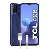 TCL 408 - Smartphone 4G 64 GB, 4 GB RAM, Display 6.6' HD+, Android 12, Dual Camera da 50 Mp, Batteria 5000 mAh, Dual Sim, Midnight Blue, con Cavo USB Type-C Aggiuntivo