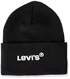 Levi's Berretto Wordmark, Nero Normale, Taglia Unica Uomo