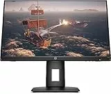 HP - Gaming X24ih Monitor da 24 pollici, Pannello IPS 16:9 FHD 144Hz, 1 ms, Antiriflesso, 200 nits, Reclinabile/Ruotabile, AMD FreeSync, Low Blue Light, VESA 10x10 cm, HDMI 2.0, Displayport 1.2