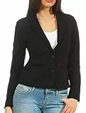 Only Onlpoptrash Blazer Noos, Grigio (Black), 42 (Taglia Produttore: Small) Donna