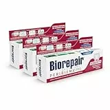 Biorepair, Dentifricio Peribioma, Pro Gengive+, 3 confezioni da 75 ml, per un Normale Microbiota Orale, Previene Sanguinamento Gengivale e Protegge dalla Placca Gengivale