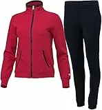Champion tuta da ginnastica felpata art.114585 (rs061 rosso ciliegia, l)