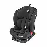 Maxi-Cosi Titan Seggiolino Auto ISOFIX per Bambini, 9-36 kg, 9 Mesi - 12 Anni, Gruppo 1/2/3, Reclinabile in 5 Posizioni, Regolabile in Altezza, Cuscino Riduttore Imbottito, Basic Black