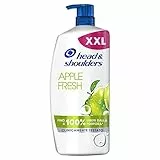 Head & Shoulders Shampoo Antiforfora Apple Fresh, Per Capelli Grassi, Fino Al 100% Di Protezione Dalla Forfora Per Cute E Capelli, Clinicamente Provato, Dermatologicamente Testato, 900ml