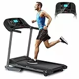ArtGo Vincent Tapis roulant Elettrico Pieghevole, velocità Max 16 Km/h, 2 HP (3.5 HP Picco), 12 Programmi, Ingresso Audio Jack/USB/SD e Altoparlanti, Sensore Cardio, 2 Livelli Inclinazione Manuale