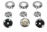 Delonghi kit 3 manopole bistecchiera piastra CGH900 CGH902 CGH910 CGH912