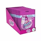 Vanish Polvere Rosa, Smacchiatore per Capi Colorati in polvere, 10 Confezioni da 300 g di Smacchiatore per Bucato, Additivo Lavatrice Multiazione senza Candeggina