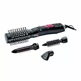 Remington Spazzola ad Aria, Styler ad Aria Calda, 4 accessori, Spazzola termica 50 mm, 30 mm, 21 mm, Concentratore, Capelli Ricci, Voluminosi, 1000 Watt, Volume & Curl AS7051