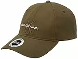 Calvin Klein Jeans Monogram cap Embro Cappellino da Baseball, Burnt Olive, Taglia Unica Uomo