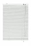 Deco Company 23-3004 Veneziane con Morsetto, Alluminio, Bianco, 60 x 130 cm