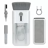 AGPTEK 6 in 1 Kit di Pulizia Elettronica,Penna di Pulizia per Airpods Pro,Kit di Pulizia Della Tastiera con Pennello,Strumento Multifunzionale per Auricolari/Telefono/PC/Fotocamera/Orologio