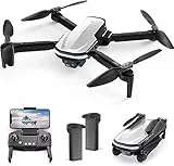 Holy Stone Drone con Telecamera Regolabile 1080P per Bambini e Principianti WiFi RC con 2 Batterie, Pieghevole, Passaggio Automatico del Mouse, Controllo Gestuale, Regolazione della Velocità HS280