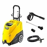 Lavor Idropulitrice ad acqua calda e fredda XTR-R 1007, Temperatura Acqua 80°C, Pressione massima 135 bar, Portata massima 450 litri ora, Motore 2100 Watt