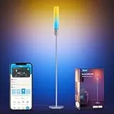 Govee RGBIC Lampada da Terra LED Cilindric, Luci LED Intelligente RGBICWW, Moderna Luce LED per Camera da Letto e Soggiorno con oltre 64 Modalità Scena DIY, Controllo App Wi-Fi Bluetooth, 1500 Lumen