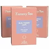 Slim Tummy Caps - 417 mg Garcinia Cambogia - Con aggiunta di Vitamina C e Cromo - 90 capsule per 90 giorni con E-book Gratis di TummyTox